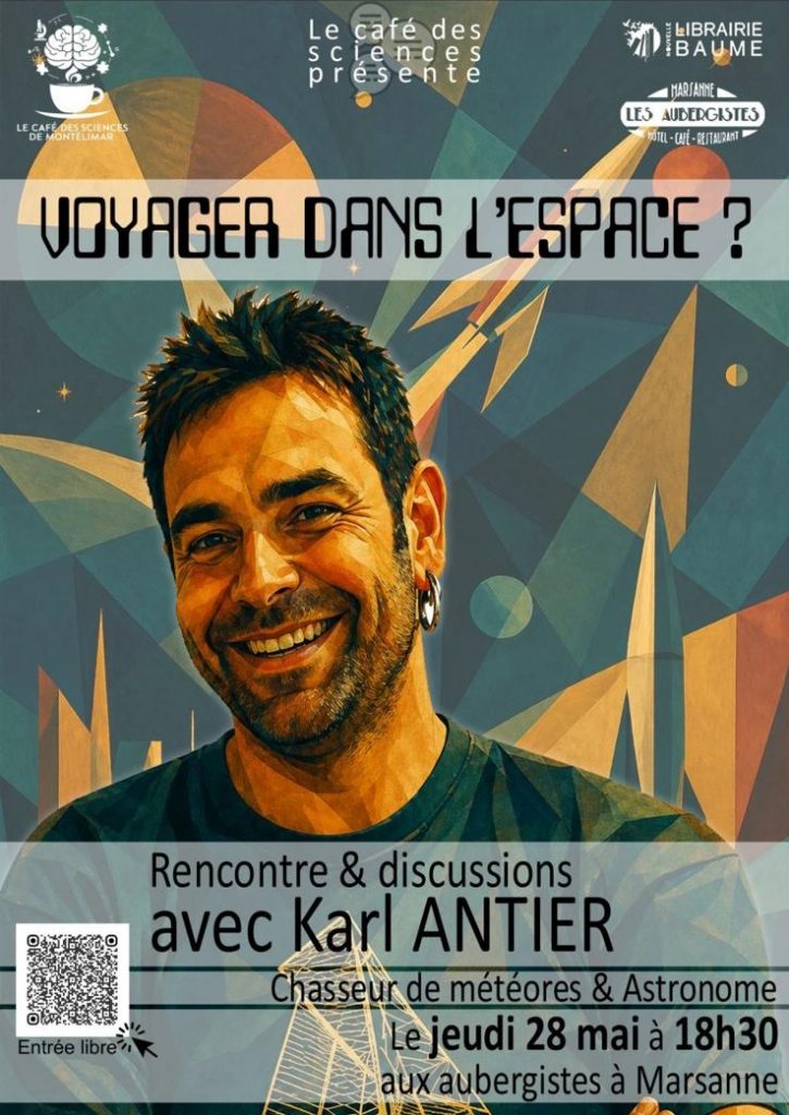 28/05, café-débat : "Voyager dans l'espace ?" - Marsanne (26)